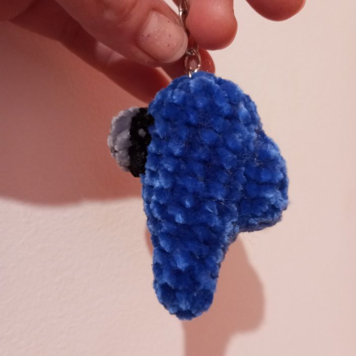 Porte-clés Among Us au crochet - photo numéro 5