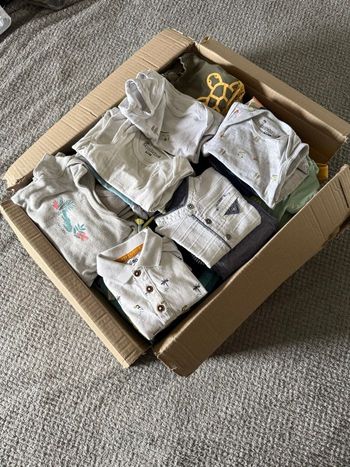 Lot garçon 6 mois été 75 pièces 