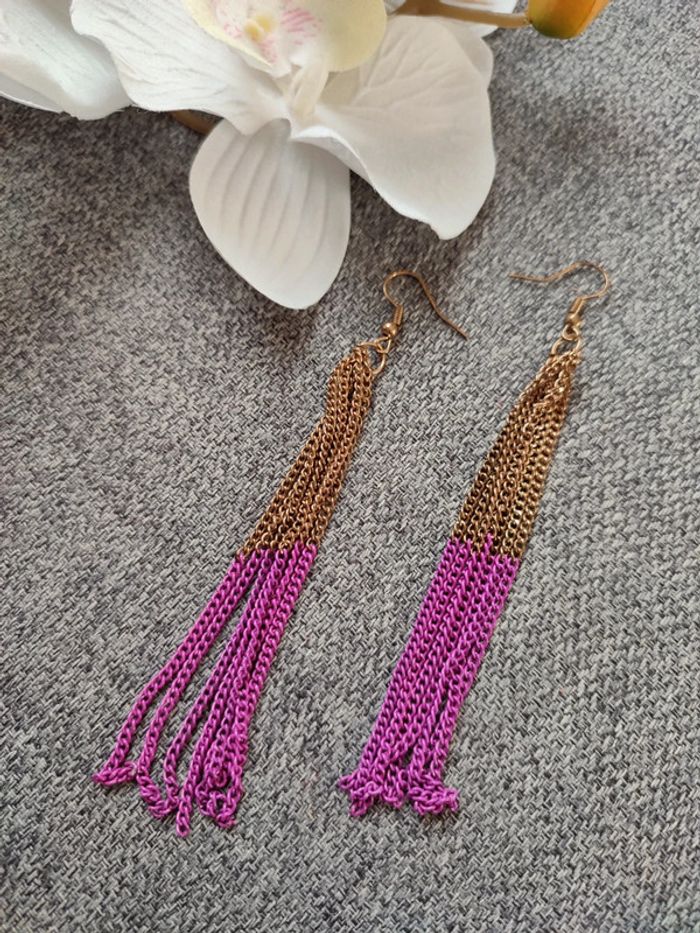 Boucle d'oreille fantaisie - photo numéro 2