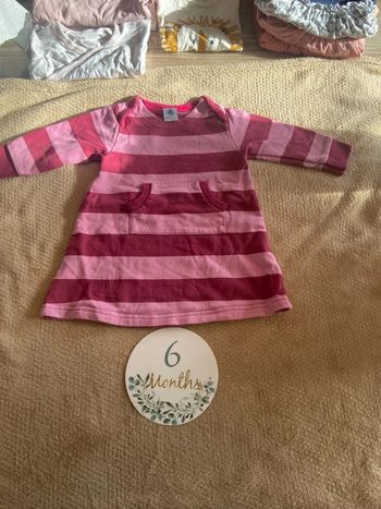 Robe, petit bateau 6 mois