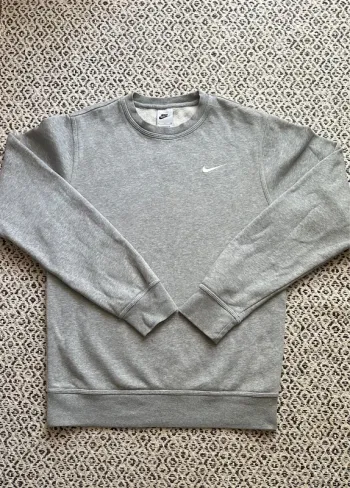 🔥 Sweat Nike Solo Swoosh  Homme Gris Classique Sportwear Streetwear Oversize Mode  🔥