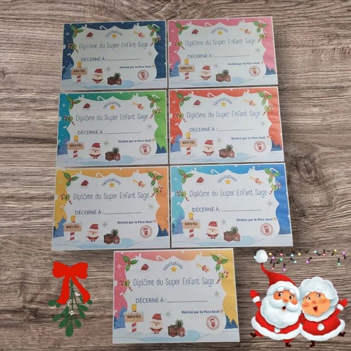 Diplôme Noël enfant sage 🎅 - photo numéro 3