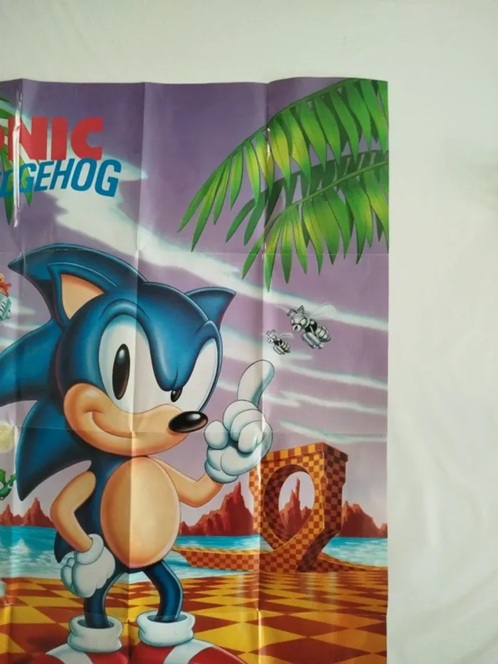 Poster sonic/ jeux Megadrive - photo numéro 9