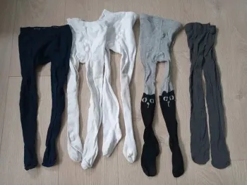 Lot de 5 paires de collants fille 27/30