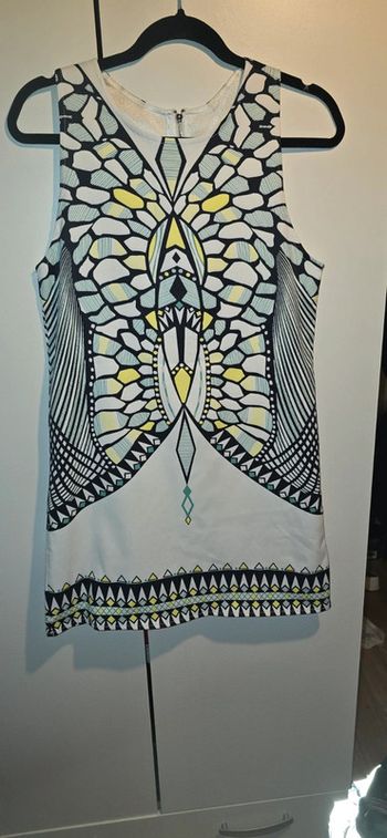 Robe sans manches à l'imprimé graphique  fraiche  Taille 36