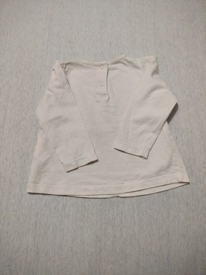 T-shirt fille 9 mois - photo numéro 3