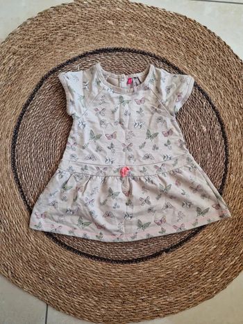 Jolie robe motifs papillons Orchestra taille 18 mois