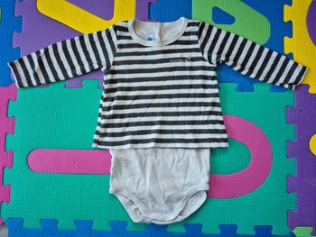 Body guimpe Petit Bateau 18m
