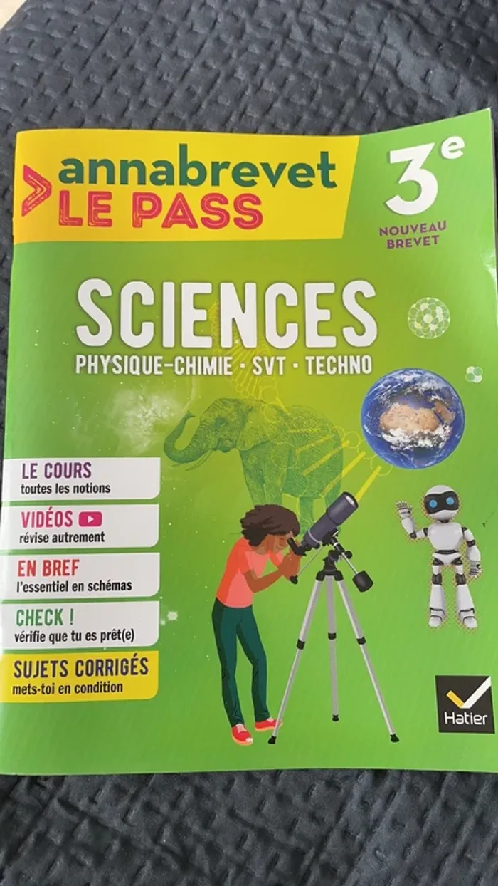 Lot Annabrevet Sciences et livret SVT - photo numéro 2