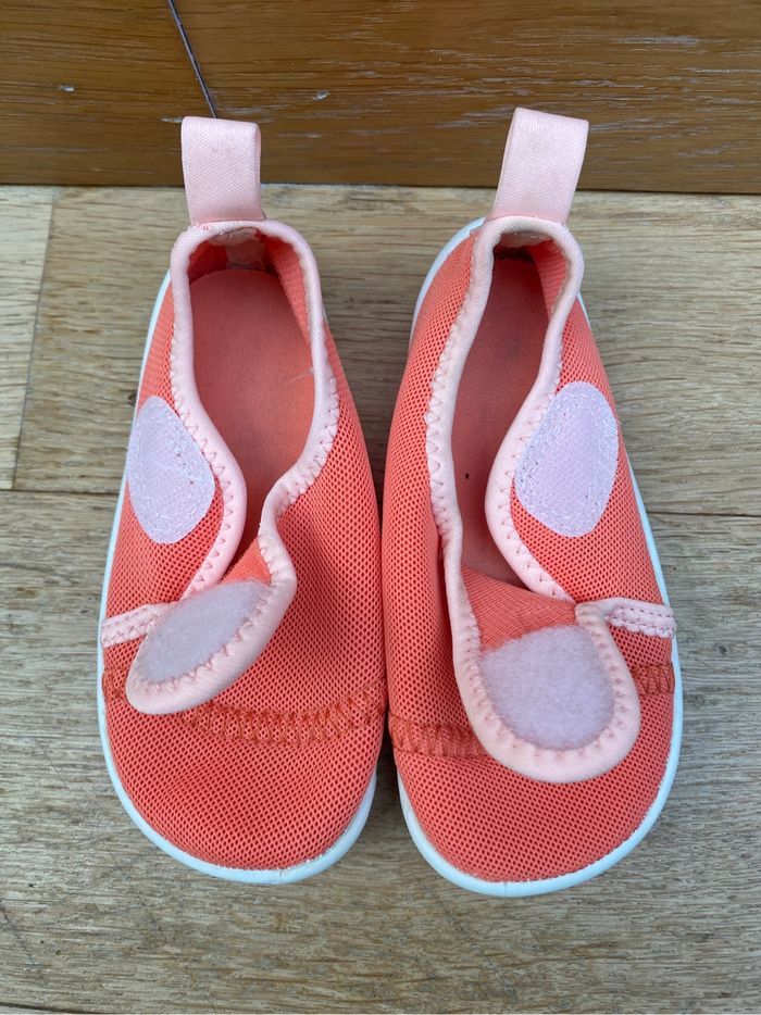 Chaussons école gym sport antidérapant enfant 24 25 - photo numéro 3