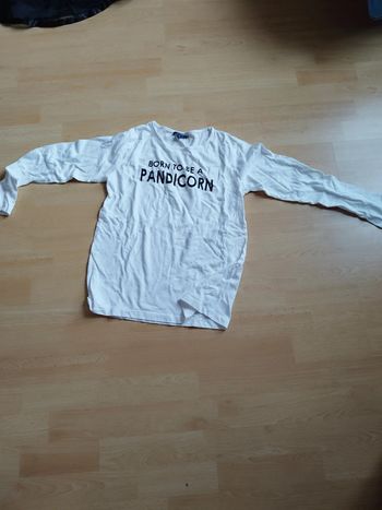 T shirt manches longues Kiabi 14 ans