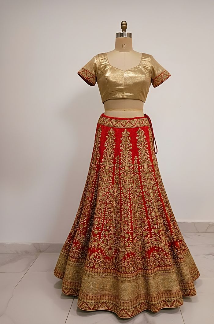 Lehenga choli bollywood mariage soirée anniversaire cérémonie fête neuf jamais porté 3 pièces - photo numéro 2