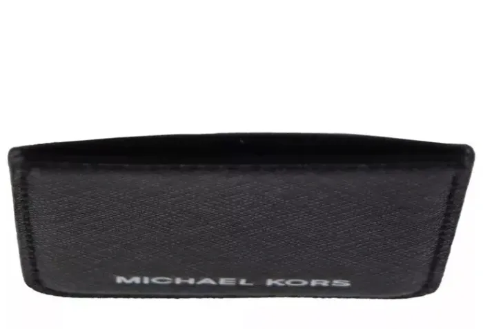 Michael Kors MK Saffiano Leather iPhone Samsung Pocket Sticker Card Holder Black - photo numéro 4