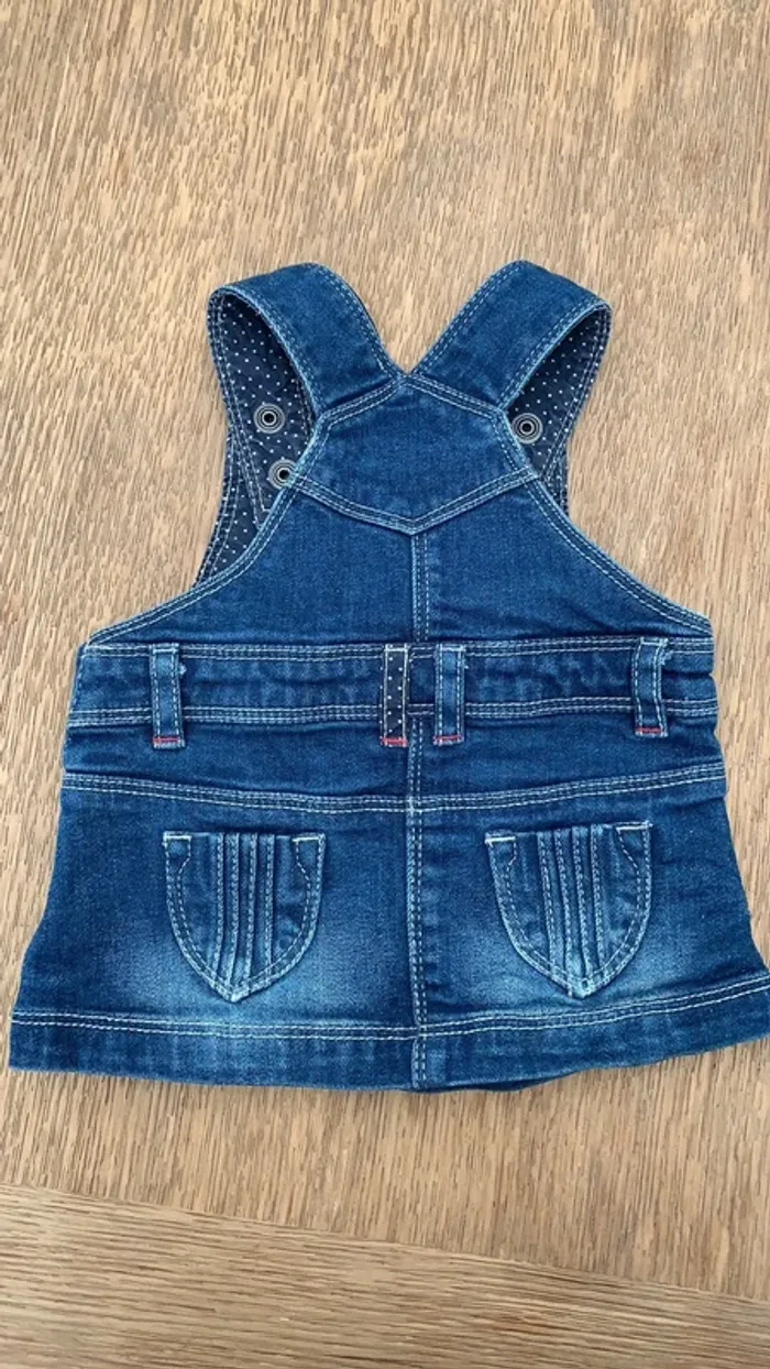 Robe salopette jean 3 mois - photo numéro 3
