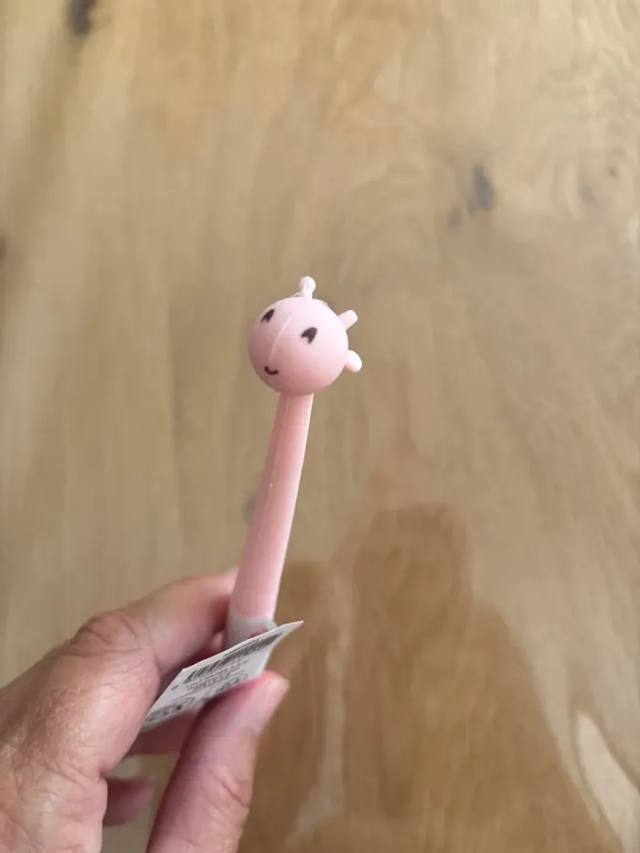 Stylo girafe rose - photo numéro 2