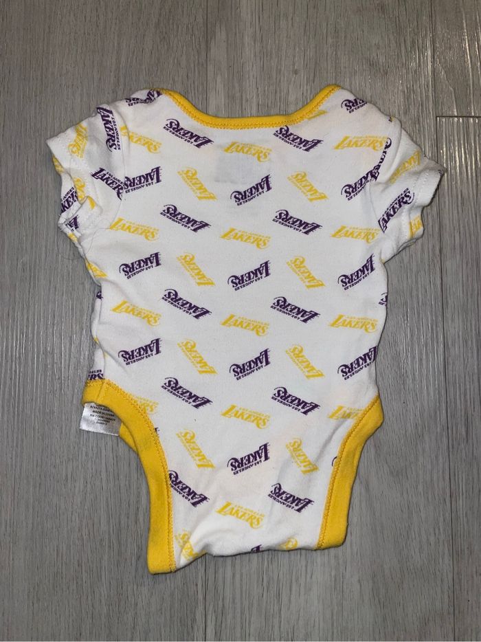 Body bébé Los Angeles Lakers NBA Primark - 56cm - photo numéro 2