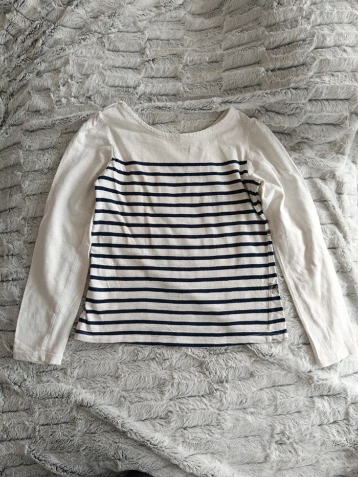 Haut manches longues marinière 12 ans - photo numéro 5