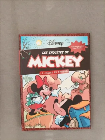 Livre " Les enquêtes de Mickey"