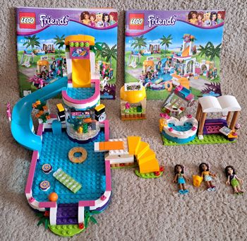 🏗 Lego Friends set 41313 Heartlake Summer Pool - incomplet