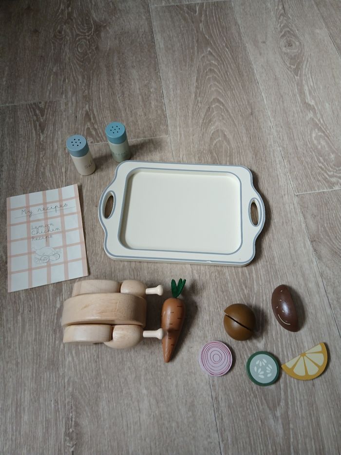 Jouet dînette poulet rôti Zara home en bois - photo numéro 8