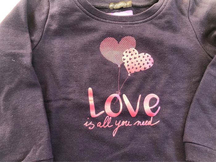 Sweat fille 4 ans Love - photo numéro 2