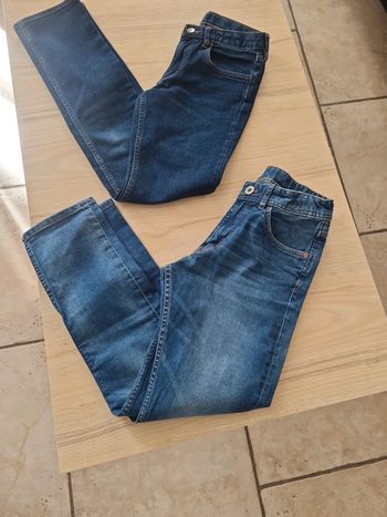 2 jeans H&M 11-12 ans slim