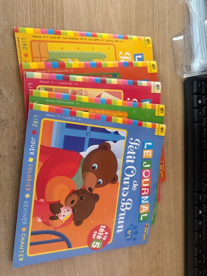 Lot de «Journaux de Petit Ours Brun»
