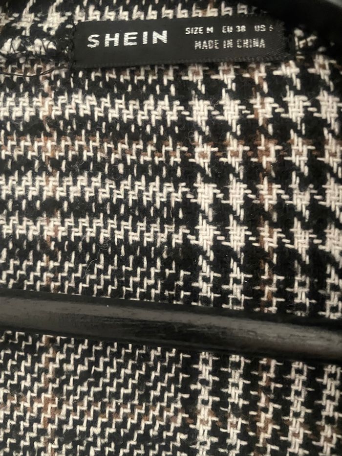 trench long à carreaux - photo numéro 3