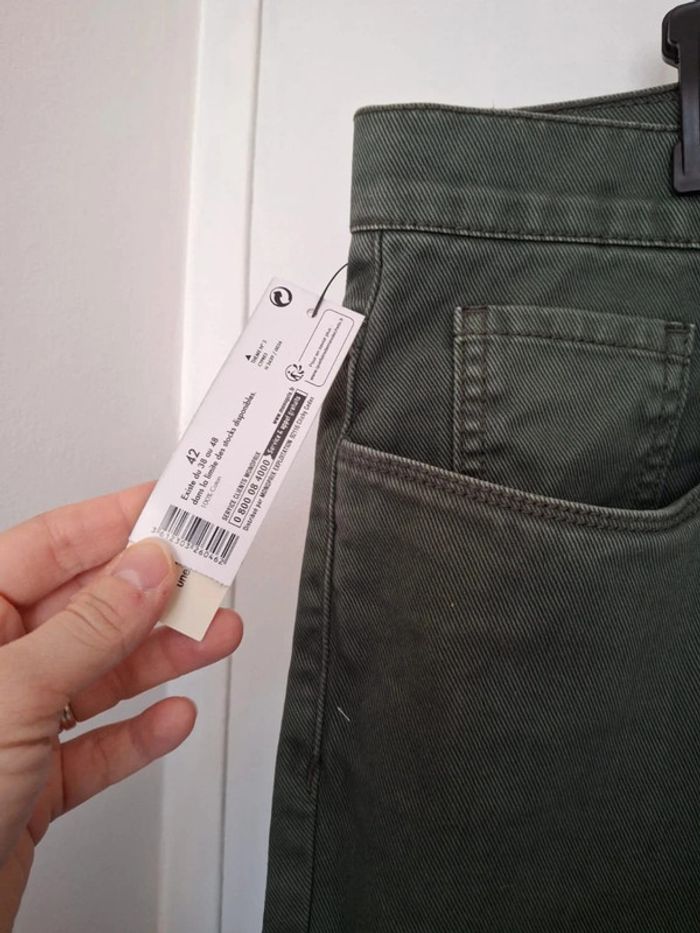 Pantalon jeans vert foncé monoprix homme neuf taille L 40 - photo numéro 6
