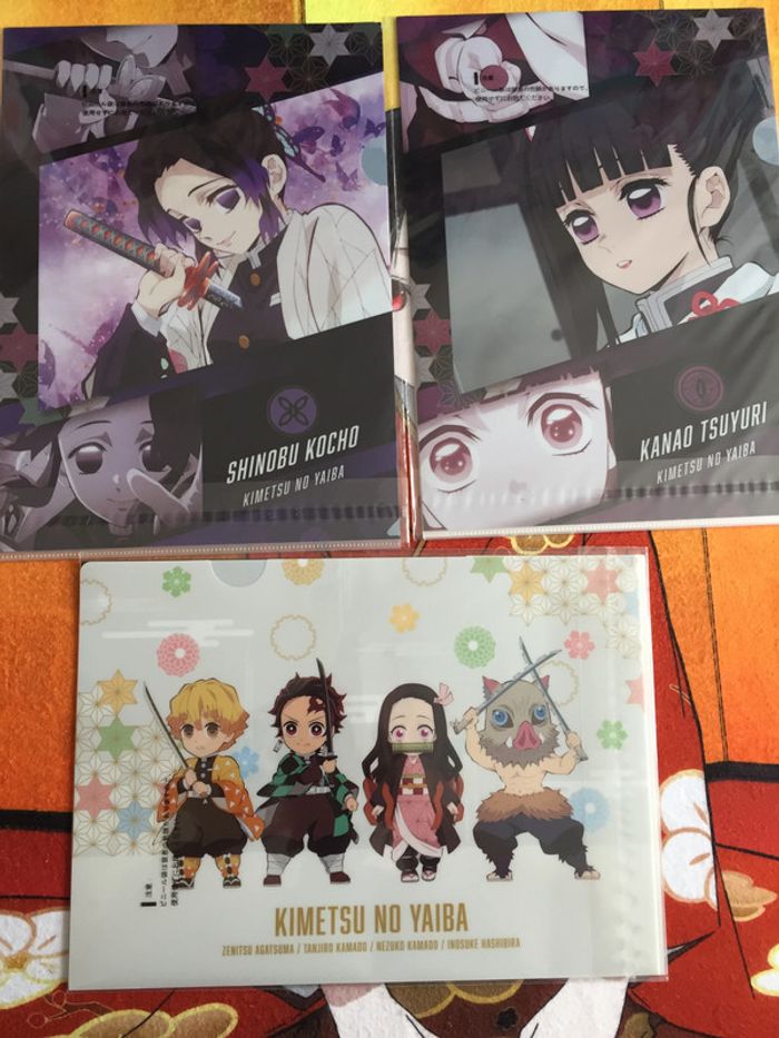 Clear files complete set Demon slayer Kimetsu no Yaiba Ichiban Kuji - photo numéro 10