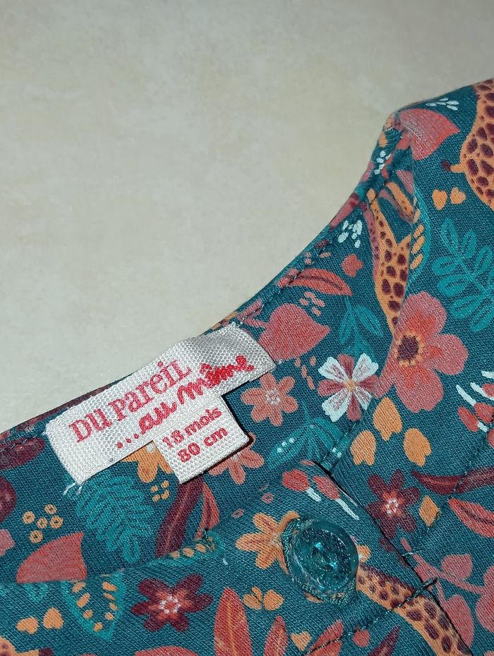 Robe manches longues fleurie | DPAM | 18 MOIS - photo numéro 6