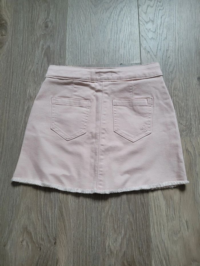 Jupe en jean rose pâle - photo numéro 3