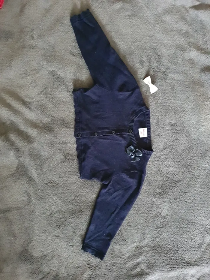 Gilet 18 mois bleu marine