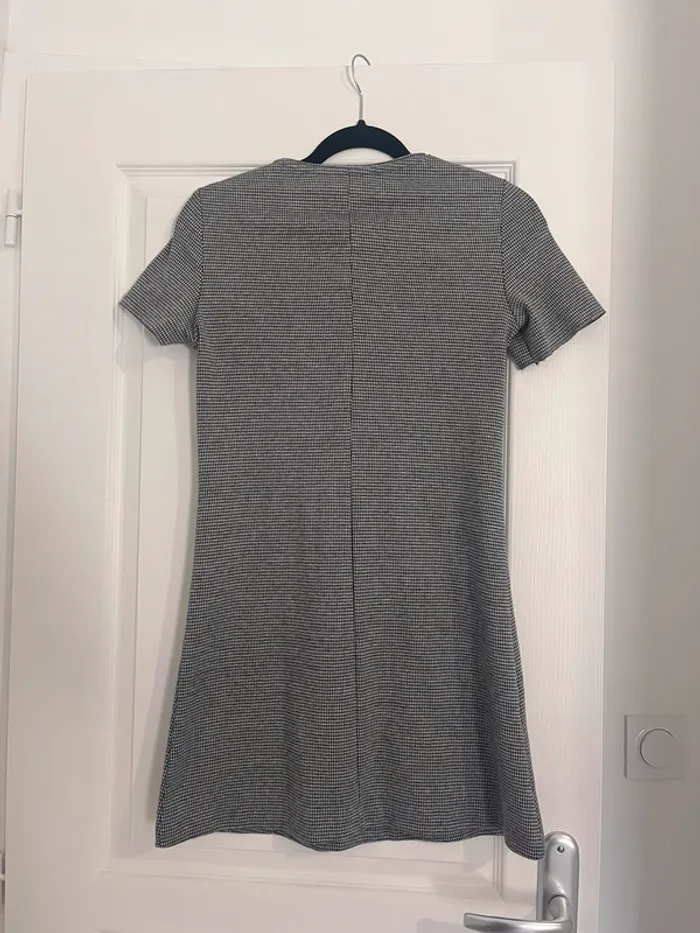 Robe vichy blanche et borie - photo numéro 4