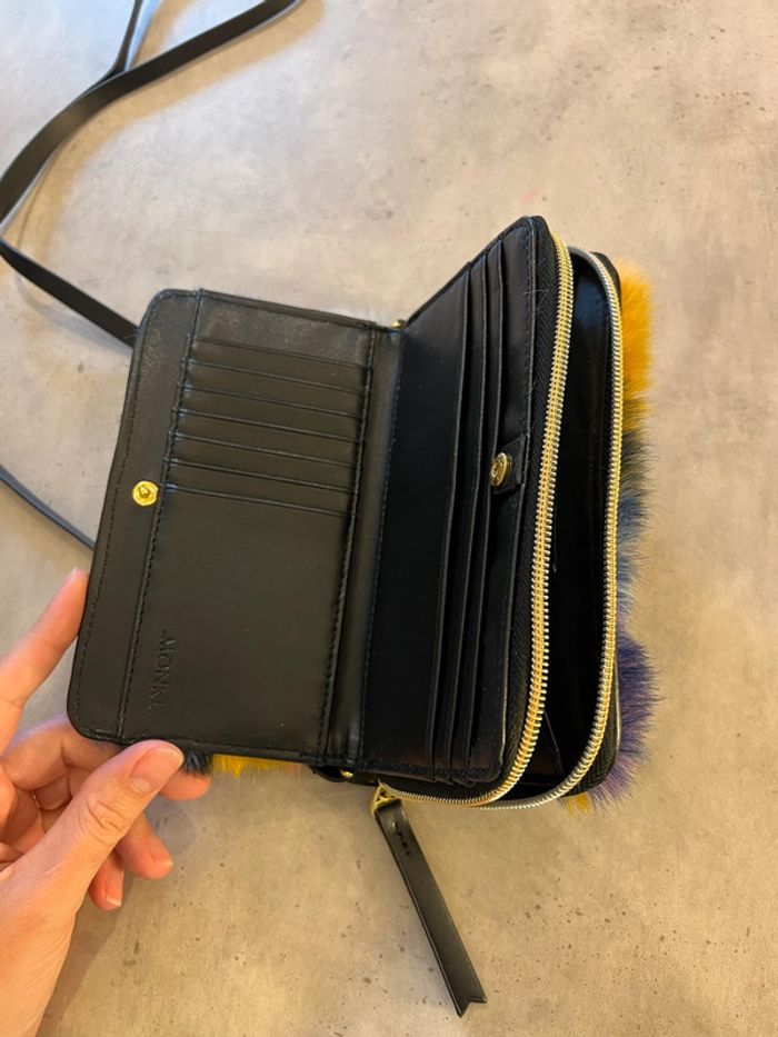 Petit sac pochette fausse fourrure Monki - photo numéro 5