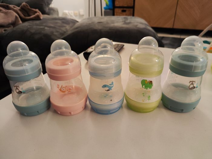 Lot de 5 biberons MAM 160ml - photo numéro 2