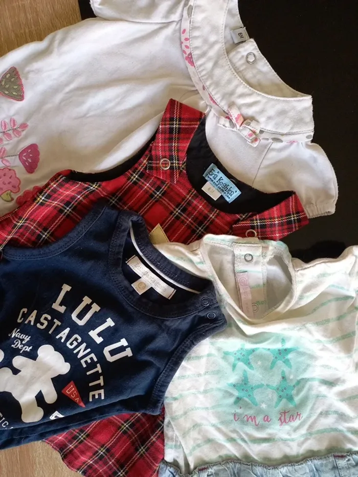 Ensembles robe débardeur 2 combi short fille - photo numéro 5