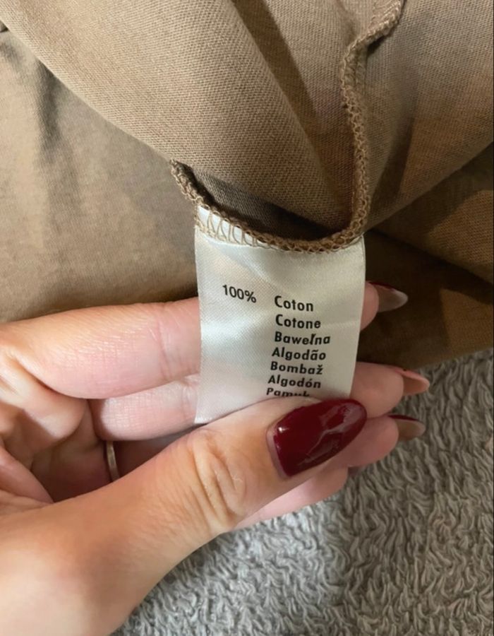 t-shirt marron, femme - motif chien & chats - 42/44 (taille petit) - photo numéro 2