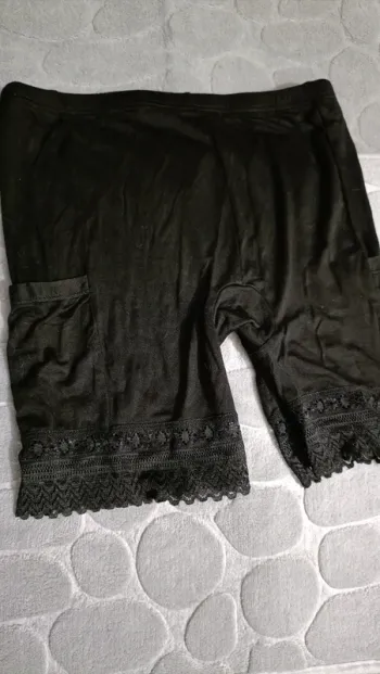 Leggings short noir taille S