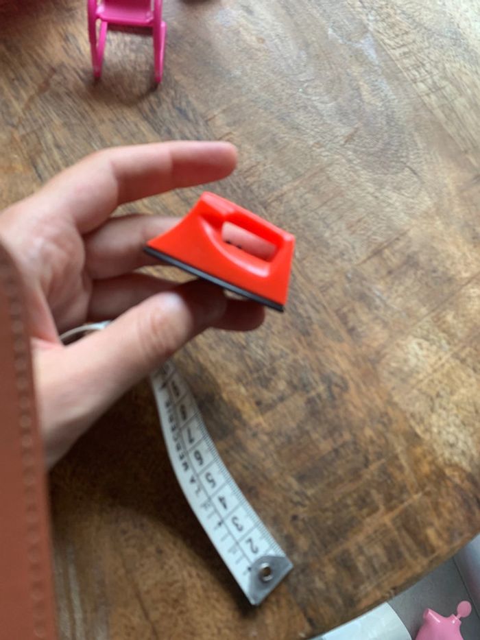 Jouet miniature fer à repasser pour poupée - photo numéro 3