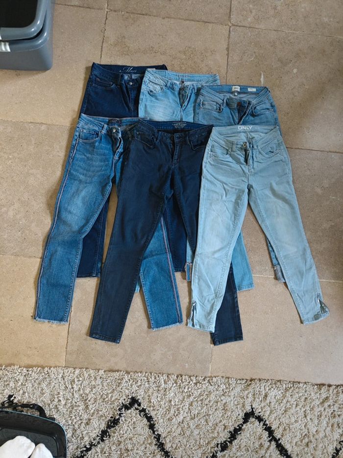 Lot de 6 jeans taille 38