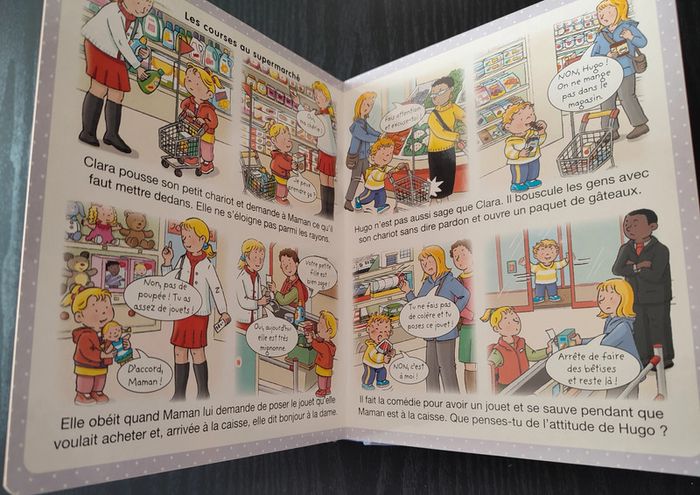 Livre L'imagerie des tout-petits - La politesse / Editions Fleurus - photo numéro 3