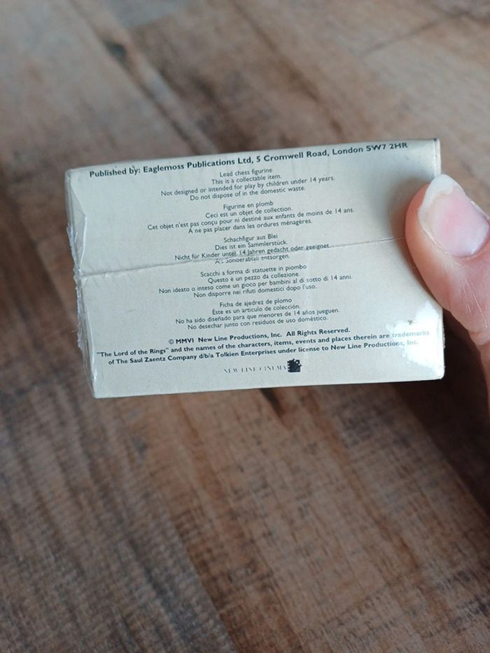 Pion d'échec le seigneur des anneaux - photo numéro 2