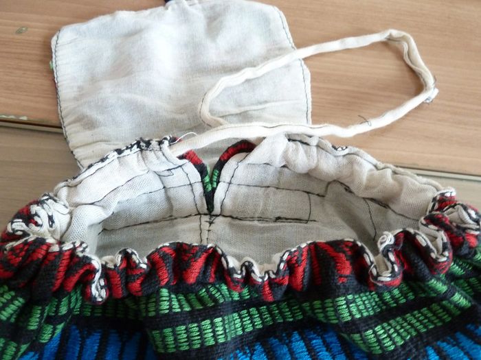 sac à dos en tissu multicolore - photo numéro 4