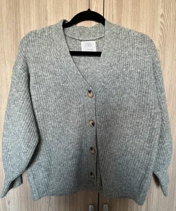 Gilet en laine gris