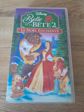 VHS La Belle et la Bête 2 Le Noël enchanté walt disney