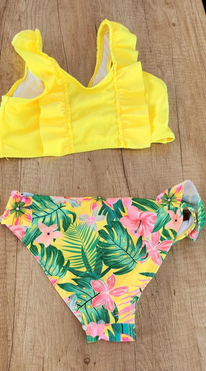 Maillot de bain 2 pièces fille taille 7 ans Shein - photo numéro 4