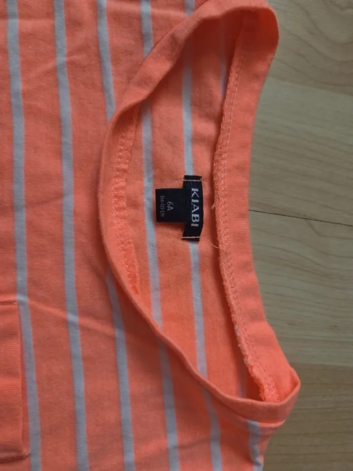 Tee shirt fluo taille 6ans kiabi - photo numéro 2