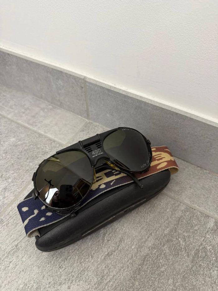 Lunettes de soleil d'alpinisme CEBE 490 4000 Walter Cecchinel avec verres + boucliers. - photo numéro 2