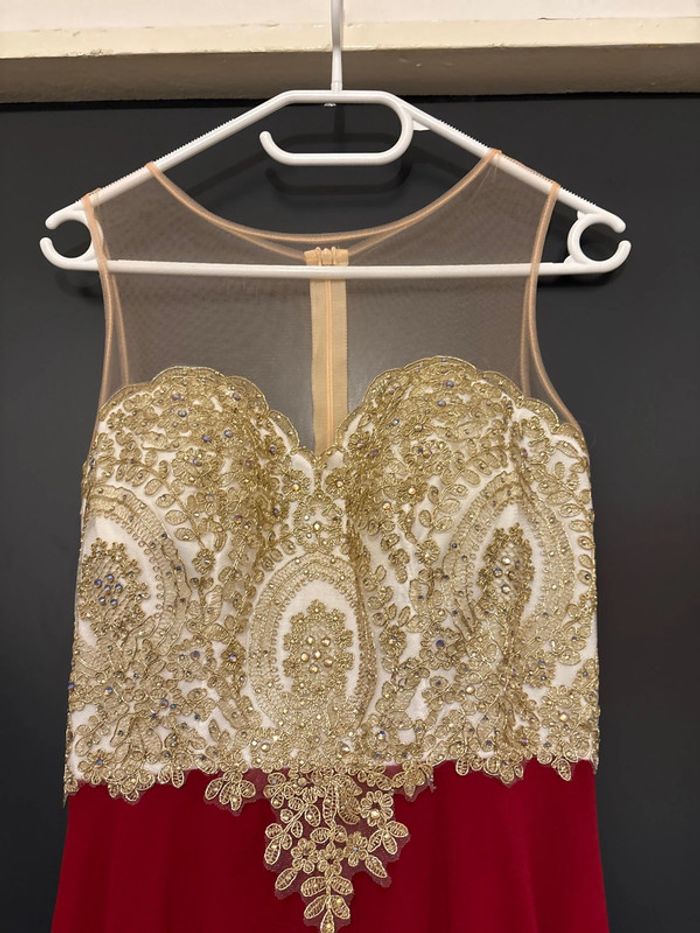 Merveilleuse robe doublée longue S cocktail ou mariage - photo numéro 2